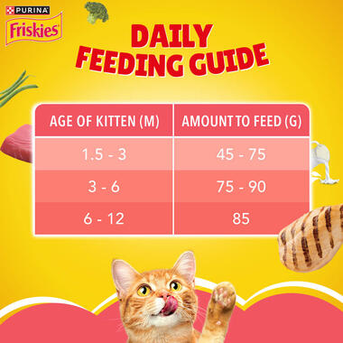 FRISKIES Kitten Discoveries Feeding Guide