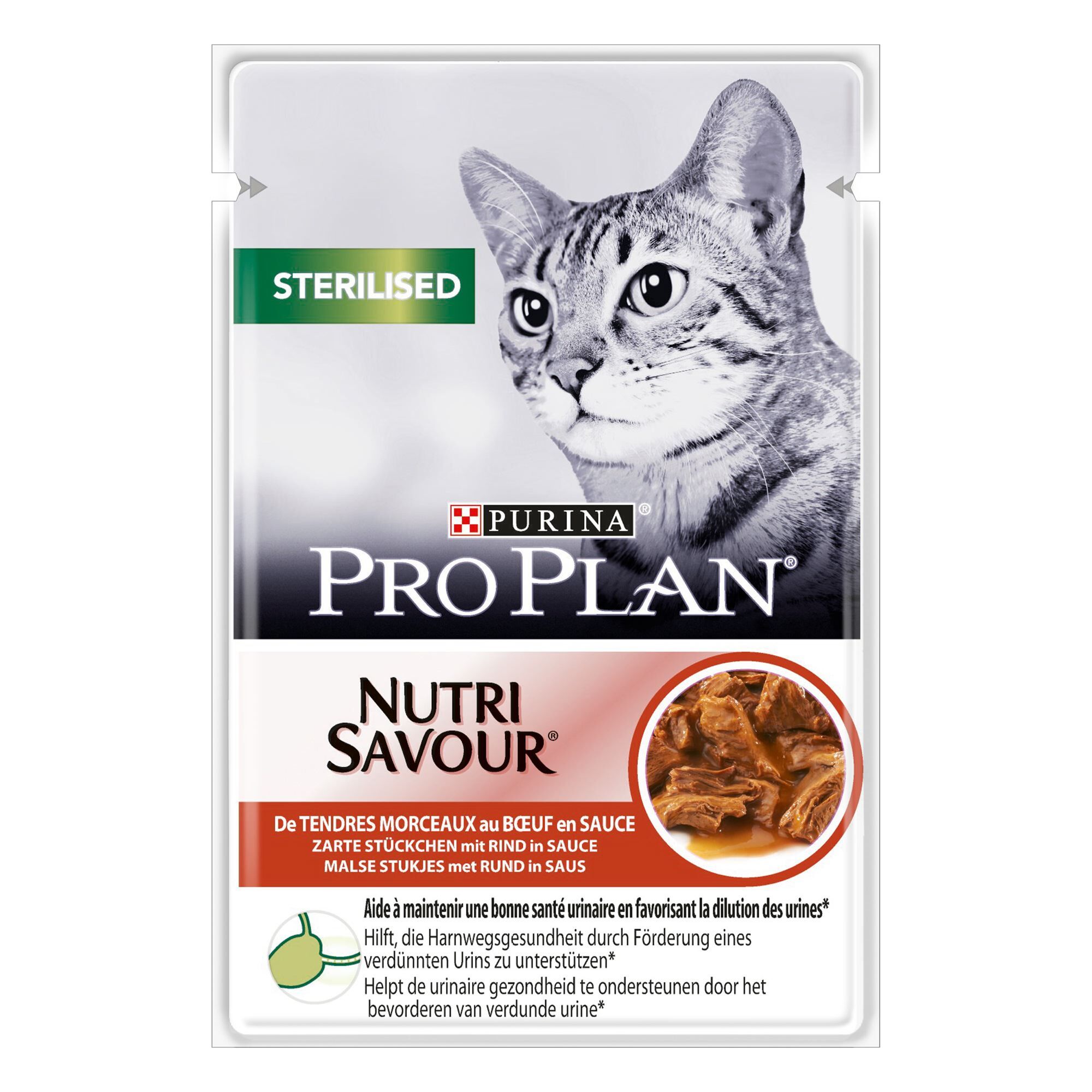 Purina Pro Plan Cat Food Beef in Gravy Purina Arabia