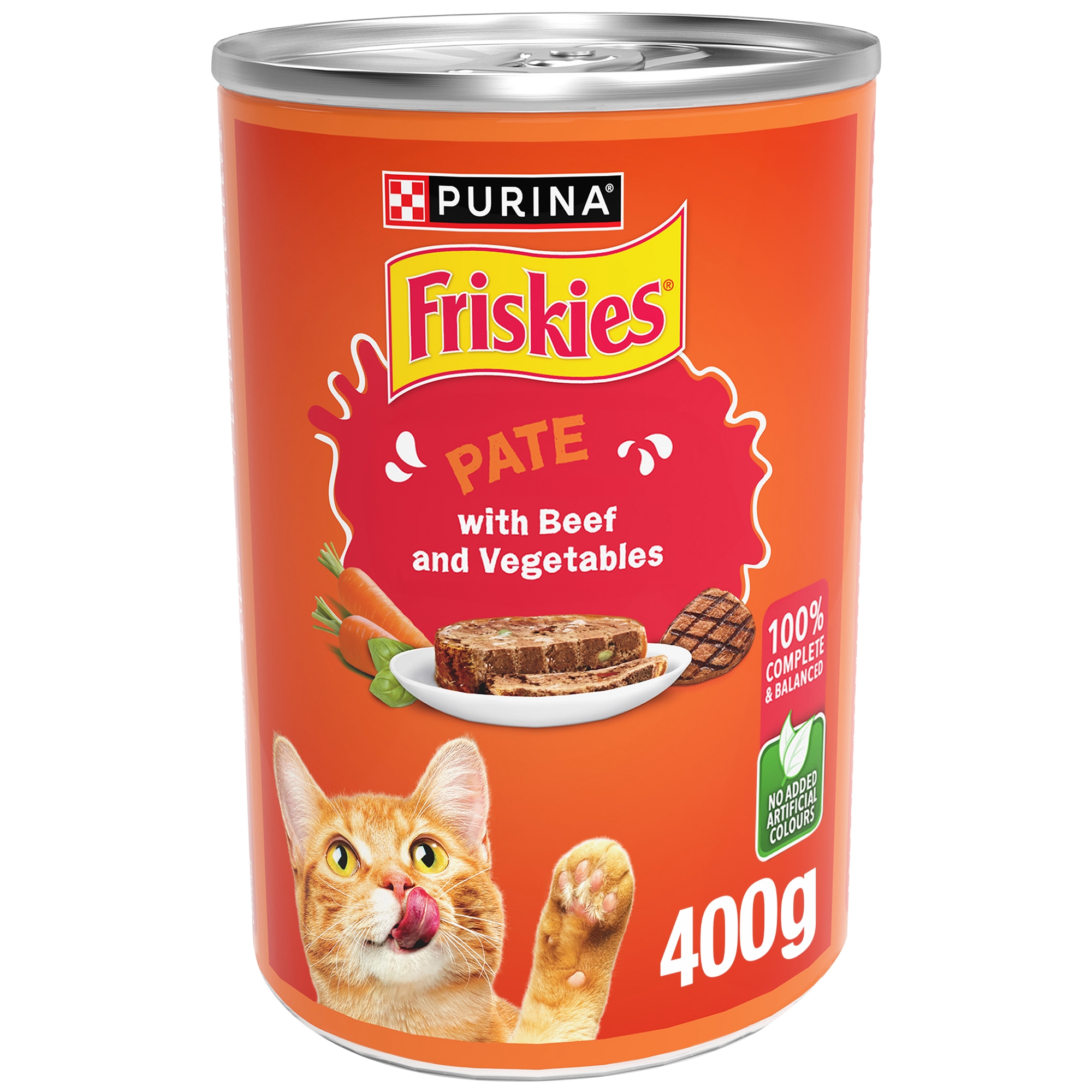 Friskies Pate with Beef Vegetables Purina Arabia