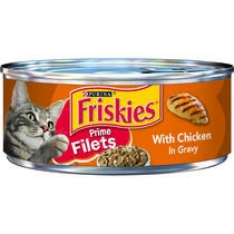 Friskies Prime Filets With Chicken in Gravy Adult Wet Cat Food