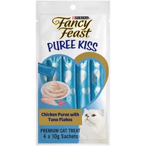 Fancy Feast® Adult Puree Kiss Chicken Puree With Tuna Flakes Wet Cat Treats