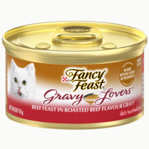 FANCY FEAST Gravy Lovers Beef Feast in Roasted Beef FOP