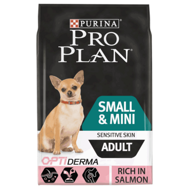PRO PLAN Small and Mini Sensitive Skin Salmon Dry Dog Food