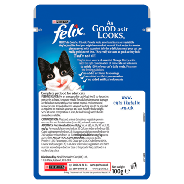 FELIX As Good As it Looks Tuna in Jelly Wet Cat Food