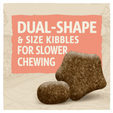 Dual shape & size kibbles 