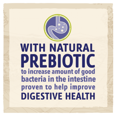 With natural prebiotic