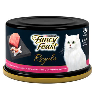 Fancy Feast Royale Whitemeat Tuna Affair with Seafood Strips
