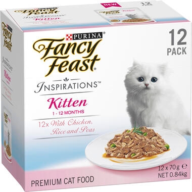 FANCY FEAST Kitten Inspirations Chicken Wet Cat Food 12pk