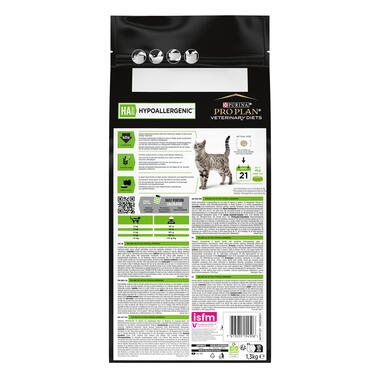 Pro plan veterinary diets feline shop ha hypoallergenic dry cat food