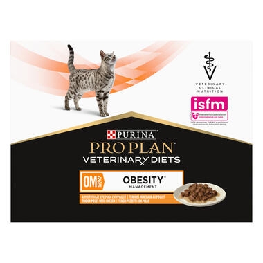 PPVD OM Obesity Management Chicken Cat Food Purina