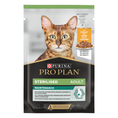 Pro plan chat nutrisavour sachet fraicheur sterilised en sauce au